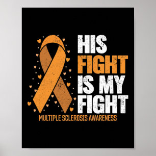 Poster Soutenez Sa Lutte Ma Lutte La Sclérose En Plaques