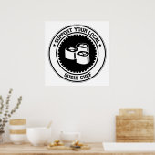 Poster Soutenez Votre Chef De Sushi Local (Cuisine)