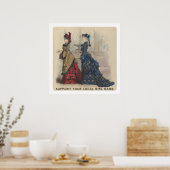 Poster Soutenez Votre Gang De Filles Locale (Cuisine)