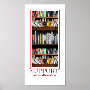 Poster Soutenez votre librairie locale
