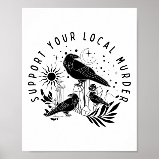 Poster Soutenez votre meurtre local (Devant)