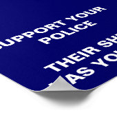 POSTER SOUTENEZ VOTRE POLICE (Coin)