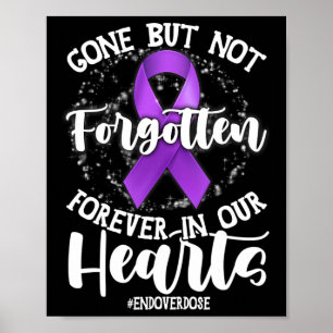 Poster Soutenir la fin de l'overdose d'un être cher Mémor