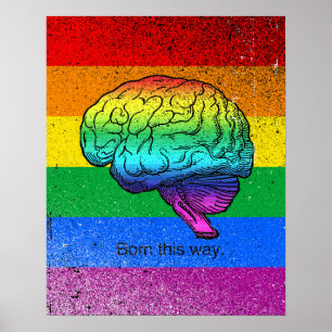 POSTER SOUTENU CE CERVEAU DE MANIÈRE