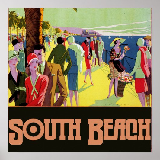 Poster South Beach (Devant)