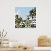 Poster South Beach Miami, Ocean Drive (Cuisine)