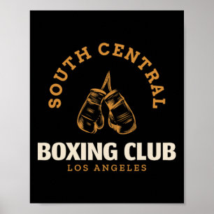 Poster South Central Los Angeles Boxing Club - Boxe