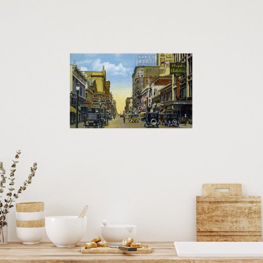 Poster South Clinton Ave. à Main St. 1924 (Cuisine)