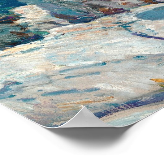 Poster South Ledges, Appledore par Childe Hassam (Coin)