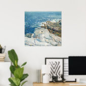 Poster South Ledges, Appledore par Childe Hassam (Bureau à domicile)