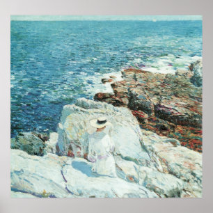Poster South Ledges, Appledore par Frederick Childe Hassa