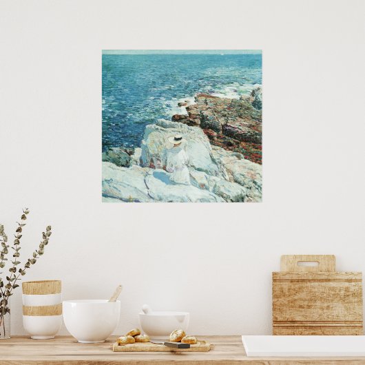 Poster South Ledges, Appledore par Frederick Childe Hassa (Cuisine)