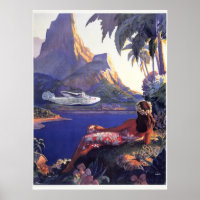 Poster South Pacific Vintage