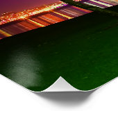 Poster South Perth Foreshore Perth City Lights Skyline (Coin)