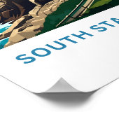 Poster South Stack Lighthouse Royaume-Uni Imprimer (Coin)