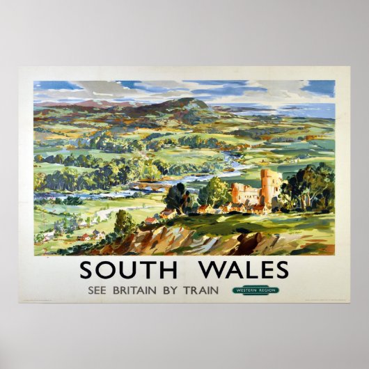 POSTER SOUTH WALES (Devant)