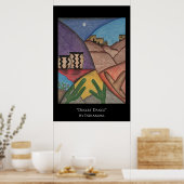 Poster Southwest Desert Arizona Cactus Collage (Cuisine)