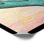 Poster Southwest Desert Skull Folk Art (Coin)