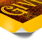 Poster Southwest inspirateur Donner Merci Thanksgiving (Coin)