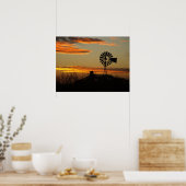 Poster southwestern sunset (Cuisine)