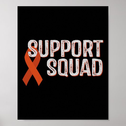 Poster Soutien à la sensibilisation à la leucémie Écran d (Devant)