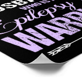 Poster Soutien à la sensibilisation à l'épilepsie Marche  (Coin)