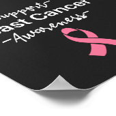 Poster Soutien à la sensibilisation au cancer du sein Rub (Coin)