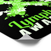 Poster Soutien à la sensibilisation au lymphome Oiseaux (Coin)