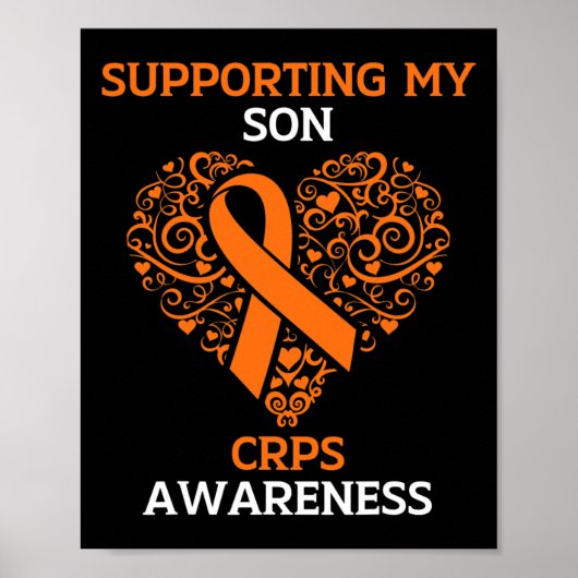 Poster Soutien à mon fils RSD CRPS Mois de sensibilisatio (Devant)