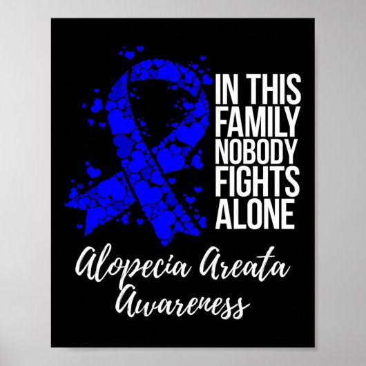Poster Soutien Alopecia Areata (Devant)