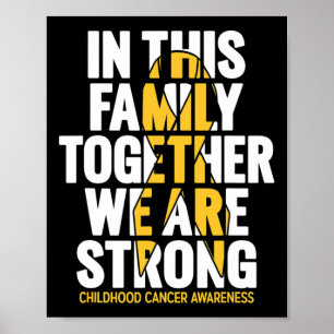 Poster Soutien au cancer de l'enfance