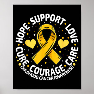 Poster Soutien aux familles touchées par le cancer infant