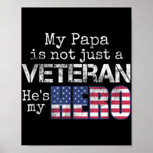 Poster Soutien aux vétérans de la famille militaire Mon P