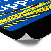 Poster Soutien de la police (Coin)