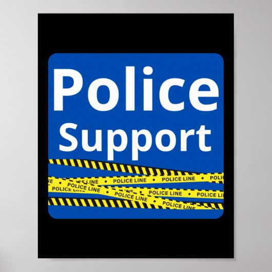 Poster Soutien de la police (Devant)