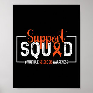 Poster Soutien de l'équipe Sensibilisation à la sclérose