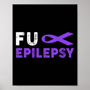 Poster Soutien de sensibilisation à l'épilepsie à l'échec