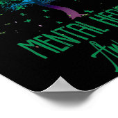 Poster Soutien des rubans d'arbre de sensibilisation à la (Coin)