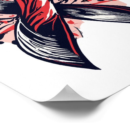 Poster Soutien du cancer (Coin)