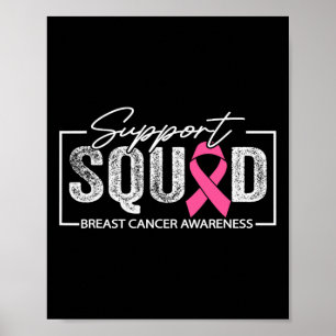 Poster Soutien du guerrier du cancer du sein Équipe du ca