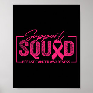 Poster Soutien du guerrier du cancer du sein Équipe du ca