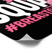 Poster Soutien du guerrier du cancer du sein Squad Pink R (Coin)