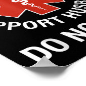 Poster Soutien émotionnel Mari ne pas animal de compagnie (Coin)