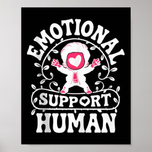 Poster Soutien émotionnel Sensibilisation à la santé huma