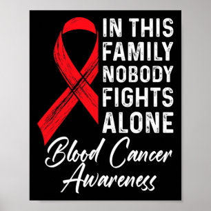 Poster Soutien familial Sensibilisation au cancer du sang