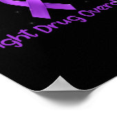 Poster Soutien Lutter Contre La Surdose De Drogue Sensibi (Coin)