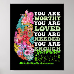 Poster Soutien Motivationnel Guerrier Sensibilisation à l