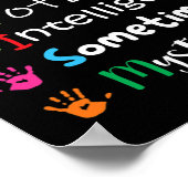 Poster Soutien sensibilisation sur l'autisme Autisme Enfa (Coin)