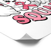 Poster Soutien Squad Ghosts mignon Sensibilisation au can (Coin)