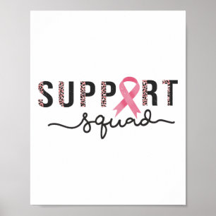 Poster Soutien Squad Sensibilisation au cancer du sein Le
